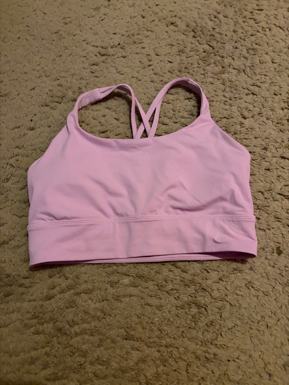 lululemon Energy longline sport bra vita-pink